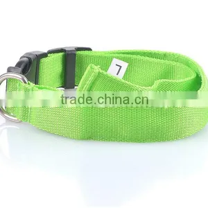 Pets Dog LED Light Blink Flash Night Safety Nylon Collar Waterproof thumbnail-5