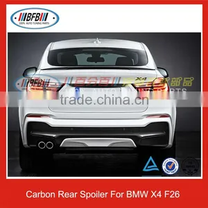 For BMW X Series X4 F26 Rear Lip Spoiler Carbon Fiber Trunk Spoiler thumbnail-3