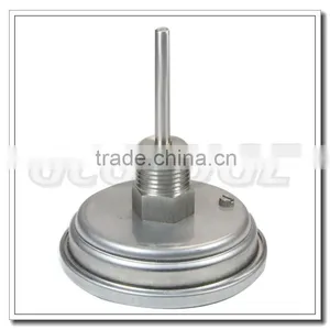 High Quality Crimped Ring Stainless Steel Industrial Back Entry Thermometer thumbnail-6