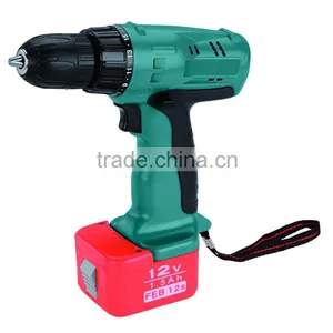 CORDLESS DRILL 12V NI-CD ONE SPEED 1.5Ah thumbnail-1
