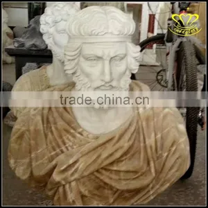 White Marble Stone Bust Marble Statue of Western Woman Portrait thumbnail-4
