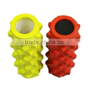 Eercise Therapy Yoga Foam Roller With Massage Point for Gym Eercise Massage Pilates12.5" 5" Teture Dotted PU Foam Roller thumbnail-4