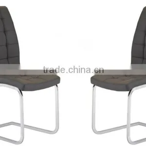 DC-2501 Black Faux Leather Dining Chair thumbnail-2