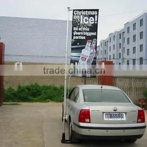 Bus Display Telescopic Flag Pole thumbnail-1