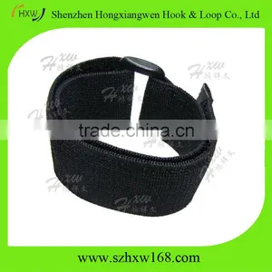 Nylon Yarn Rubber String Hook and Loop Strap Touch Fastener thumbnail-3