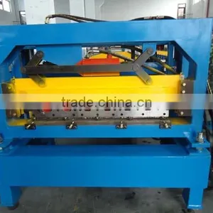 Automatic Metal Roof Tile Panel Roll Forming Machine / Aluminium Glazed Metcoppo Roof Tile Making Machine thumbnail-2