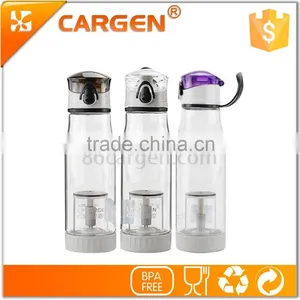 OEM 700ml Plastic Clear Tea Filter Water Bottle thumbnail-3
