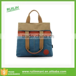 2015 Direct Ladies Canvas Handbag Manufacturers Wholesale thumbnail-1