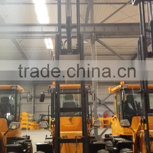 3Ton 4.5m Superhigh Forklift Wheel Loader Manufacturer China With CE Cetification thumbnail-6