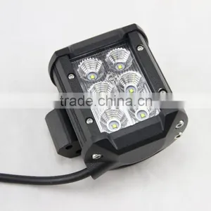 Black Housing Flood Offroad 18W LED off Road Work Lamp 18w LED Worklight Lamp 12V/24V 18W LED Work Light Bar Bulbs thumbnail-3