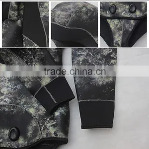 Myle Factory 5mm Warm Keeping Two Piece Spearfishing Wetsuit Long John+jacket thumbnail-5