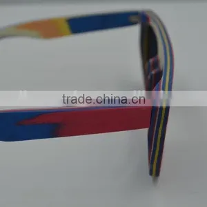 2015 New Arrive Skateboard Wooden Sunglasses Polarized Lens Wooden Sunglasses Frames Wholesale thumbnail-3