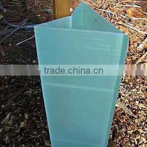 UV-stabilized Corrugated Plastic Tree Guard thumbnail-1