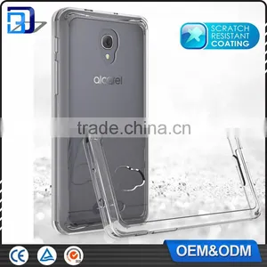 Hot! Acrylic TPU Ultra Thin Clear Transparent Plastic Cases Cover For Alcatel Fierce 4 Phone Accessories Mobile thumbnail-5