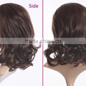 Wholesale Cheap u Part Monofilament Wig Synthetic Hair Wig Kinky Curly u Part Half Wig thumbnail-3