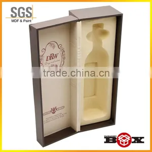 MDF Painted Wooden Wine Bottle Gift Boxes for France Wine thumbnail-3