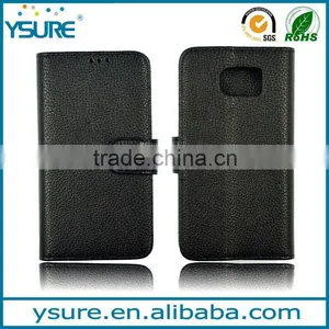 Classical Litchi Pattern PU Leather Wallet Case For Huawei Ascend Gx1 thumbnail-1