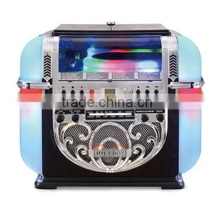 Table Baby Berlin LED Jukebox CD Player- Radio Jukebox- MP3 Player- Music Gift- Musik Jukebox thumbnail-1