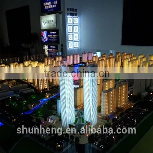 Apartments House Miniature Architectural Model 1/150 for Real Estate thumbnail-2