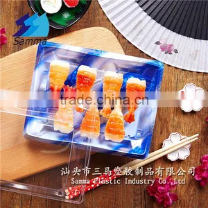 KW-0002LH-B Food Packaing Disposable Plastic Sushi Box thumbnail-1