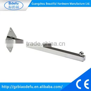 Chrome Straight Hook For Wall Mount System Square Tubing 18 thumbnail-1