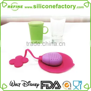 Existing Molds! 2015 Food Grade Eco-friendly Silicone Stawberry Shape Tea Infuser With Cup Lid thumbnail-6