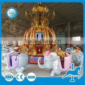 Kids Game! Amusement Park Equipment Flying Elephant Ride for Sale thumbnail-1