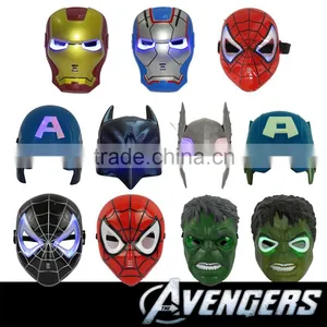 Hot Selling LED Cosplay The Avengers Spider Man Iron Man Hulk Batman Captain America Super Hero Masks thumbnail-1