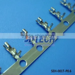 2.5mm Pitch Electronic Component Wire to Board Crimp Connector JST EH Series SEH-001T-P0.6 Crimp Terminal Connector thumbnail-2