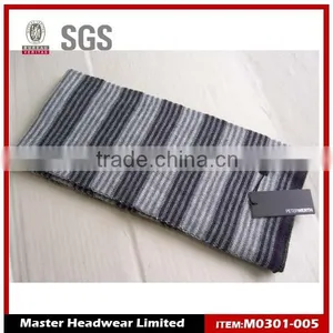 Grey Knitted Scarf thumbnail-1
