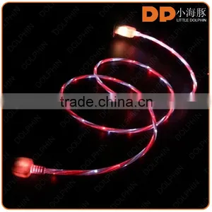 New Technology Usb Charging Cable Dual Color Flash Light LED Usb Otg Cable for Ipad Mini thumbnail-1