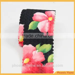 2016 Flower Printed Vintge Elastic Tape for Bubble Dress thumbnail-1