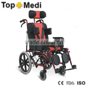 Rehabilitation Therapy Supplies Safe Cerebral Palsy Children Wheelchair thumbnail-1