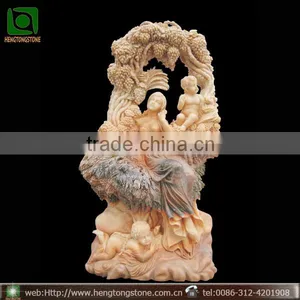 Red Life Size Marble Statue thumbnail-1