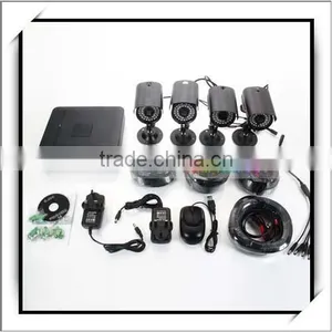 800TVL 4 CH 36 SMD LED IR CUT Security Recordable CCTV Camera System thumbnail-1