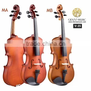 Chinese Violin 1 / 4 1 / 2 4 / 4 With Case, Bow, Rosin V35 thumbnail-1