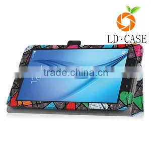 New Fashion Beautiful Print Color Pu Leather Stand Case For Samsung Galaxy Tablet thumbnail-3