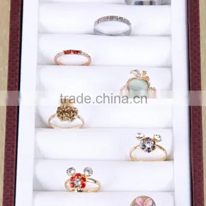Factory Wholesale Custom High-grade PU Leather Jewelry Box, Brown Display Box thumbnail-4