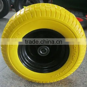 6.5-8 Wheelbarrow Wheel Handbarrow Wheels Tool Cart Tyre thumbnail-2