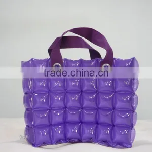 2016 Factory Supply Hot Selling China Supplier Promotional Letter Pvc Inflatable Shoulder Bag for Women Inflatable Bags for Sale thumbnail-4