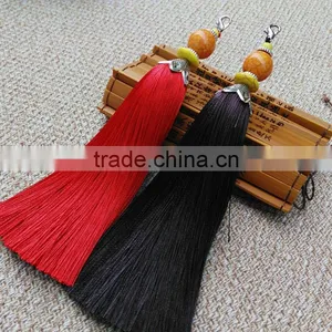 Short Beeswax Crack Bead Tassel for Bags Decoration thumbnail-5