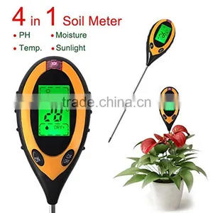 4 IN 1 Soil Moisture Monitor, Soil PH Value, Soil Temperature and Sunlight Intensity Tester thumbnail-1
