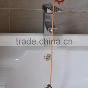 Drain Cleaning Tool DIY Plumbing Dredger Removing Hair Clogs Works on Showers Bathroom Sinks Kitchen Sinks thumbnail-4
