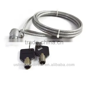 Computer Notebook Laptop Lock Security Cable Chain Notebook Security Lock With Two Keys thumbnail-1