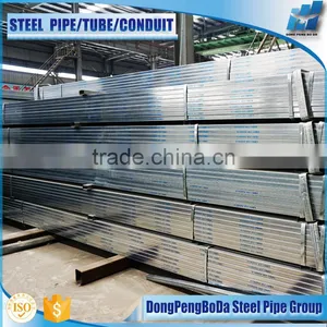 40/40/1.4mm Chinese Factory Q235 Pre Galvanized Steel Pipe thumbnail-1