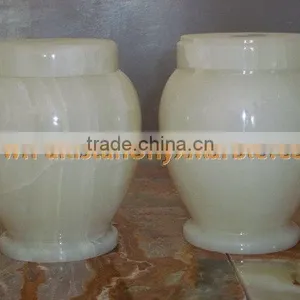 HOT SALE CHEAP PRICE WHITE ONYX URNS thumbnail-6