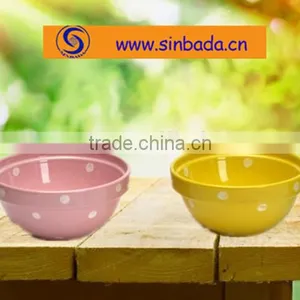 Fashion Color Glazed Ceramic Bowl,color Glaze Ceramic Salad Bowl,ceramic Bowl thumbnail-1