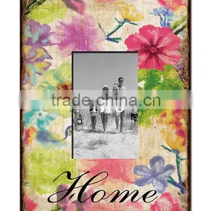 Floral Design Vintage Table Decorative MDF Photo Picture Frame thumbnail-1