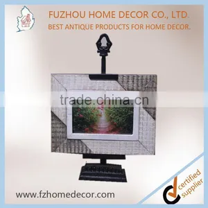 2017 New Style Antique Metal Wood Adjustable Photo Frame for Wholesale thumbnail-1