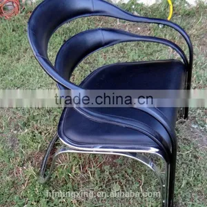 Black Leather Armchair thumbnail-5